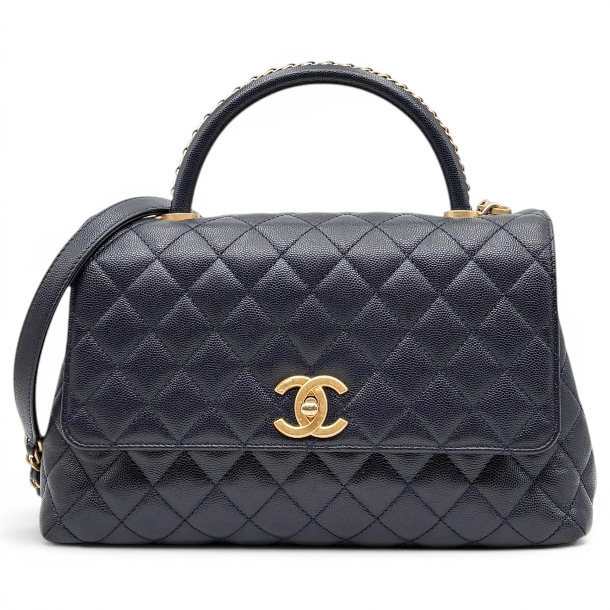 Coco Handle pony-style calfskin handbag