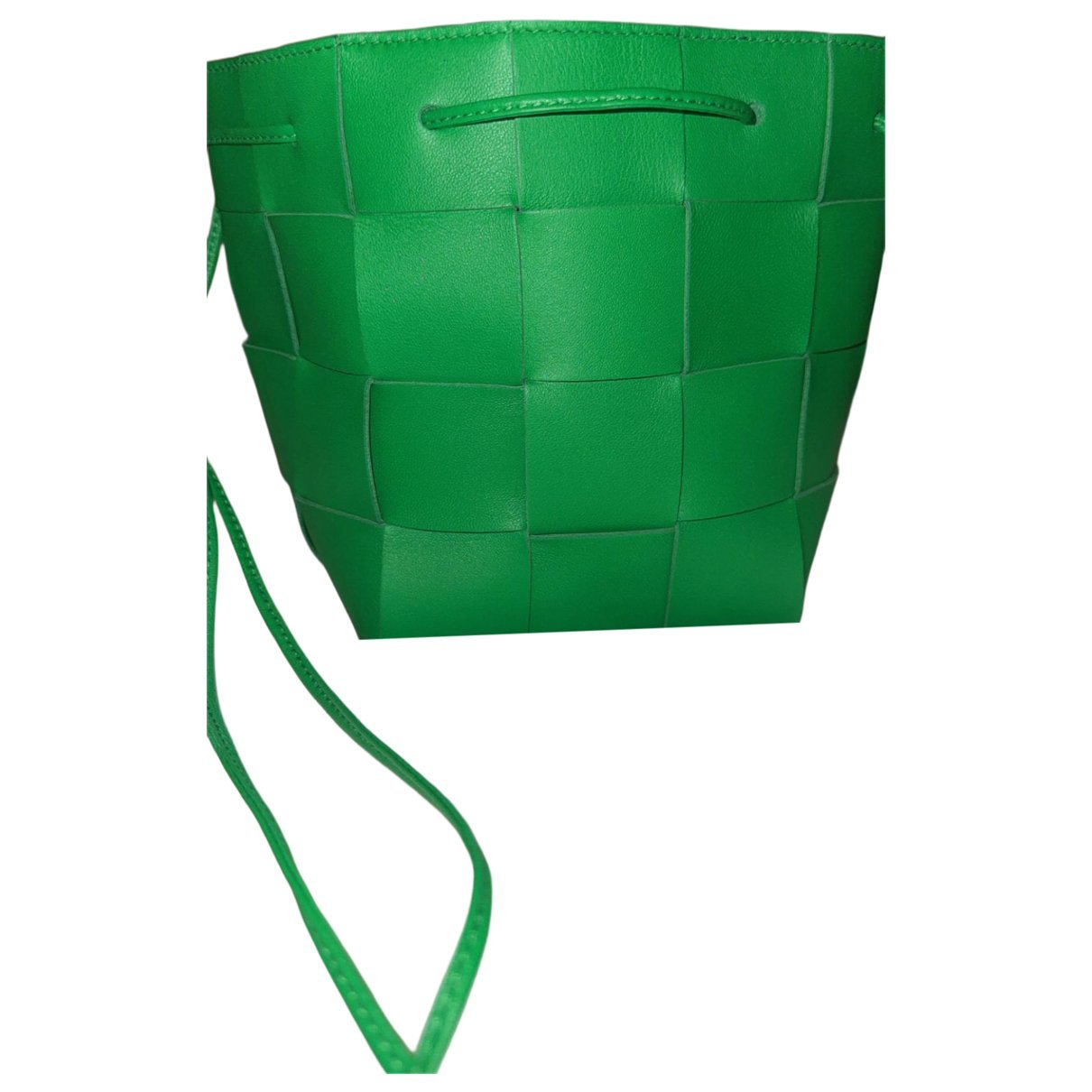 Cassette Bucket leather bag