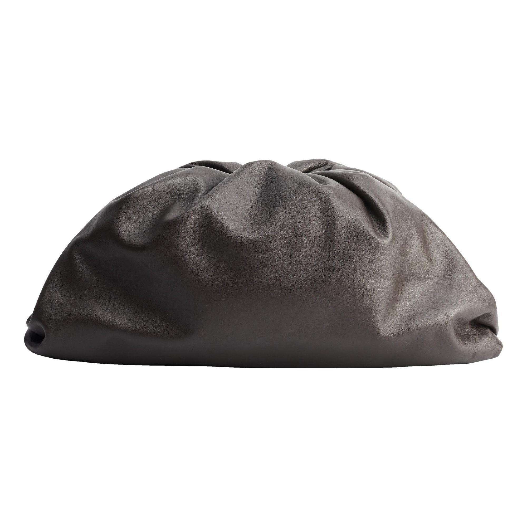 Pouch leather clutch bag