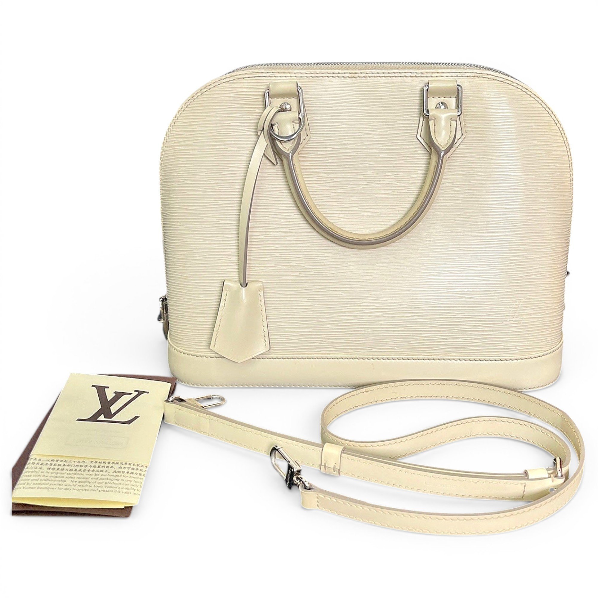 Alma leather handbag