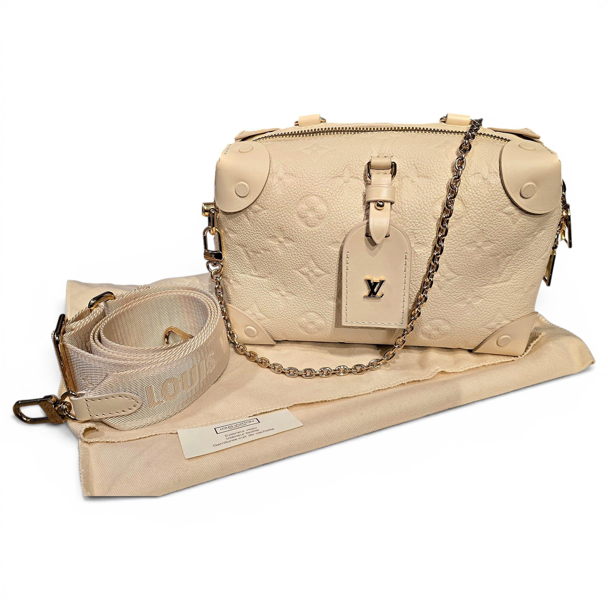 Louis Vuitton Petite Malle Souple leather crossbody bag