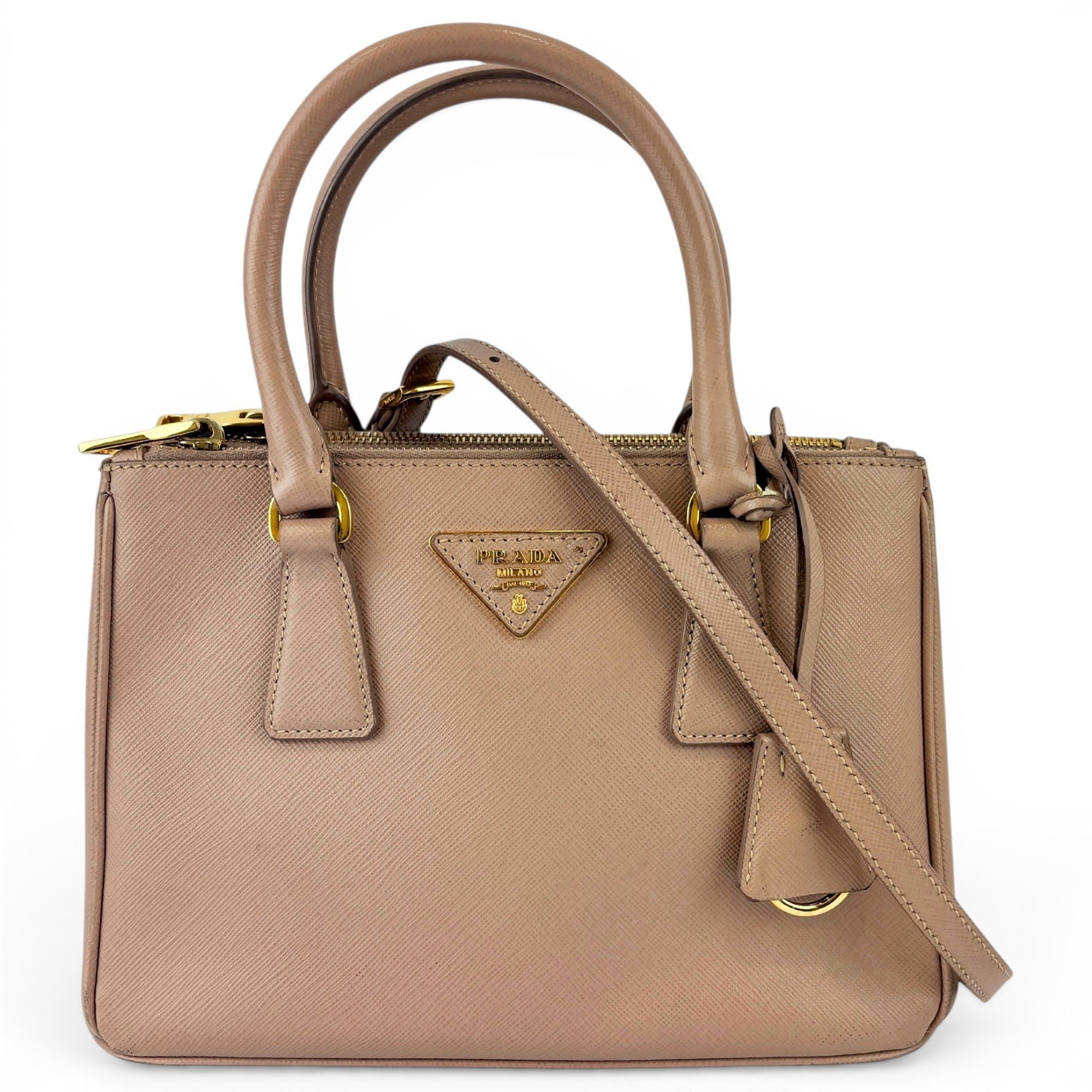 Galleria leather handbag