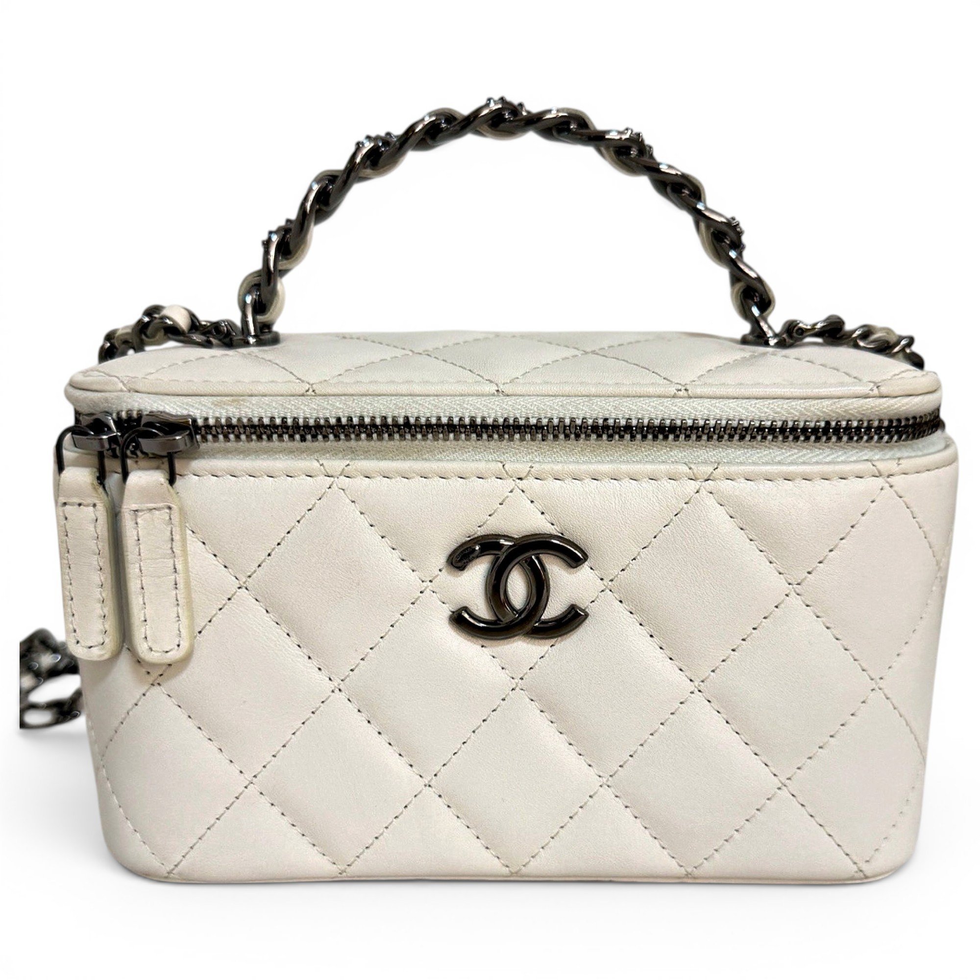 Vanity leather mini bag