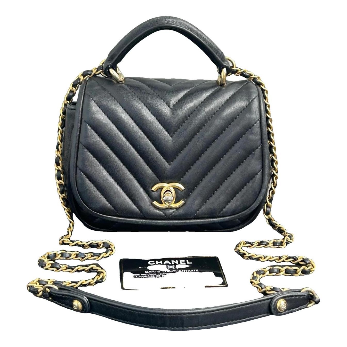 Leather handbag