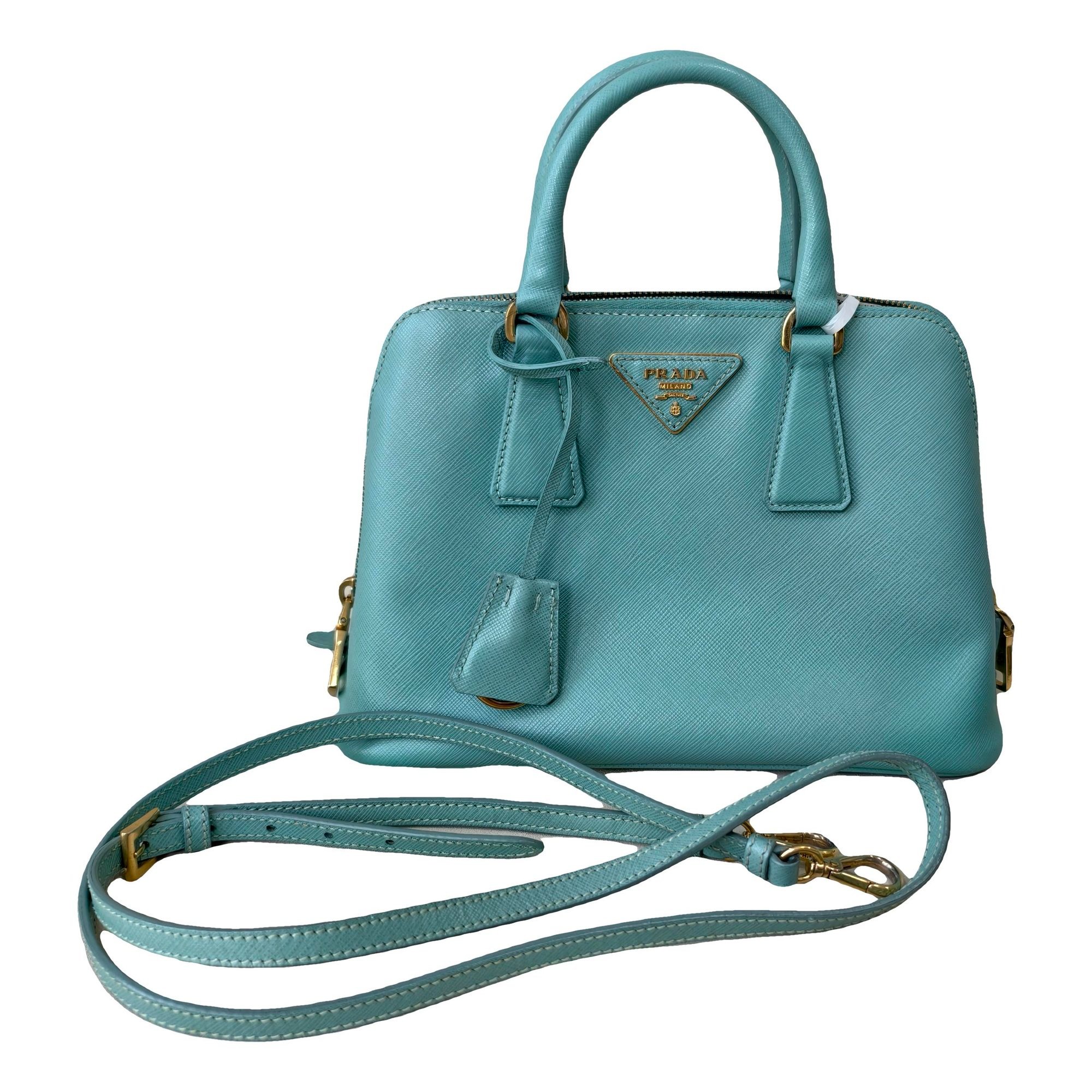 Promenade leather handbag