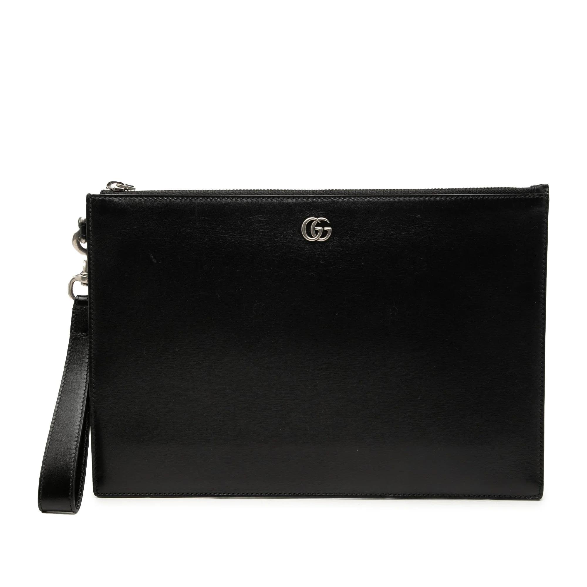 Marmont leather clutch bag