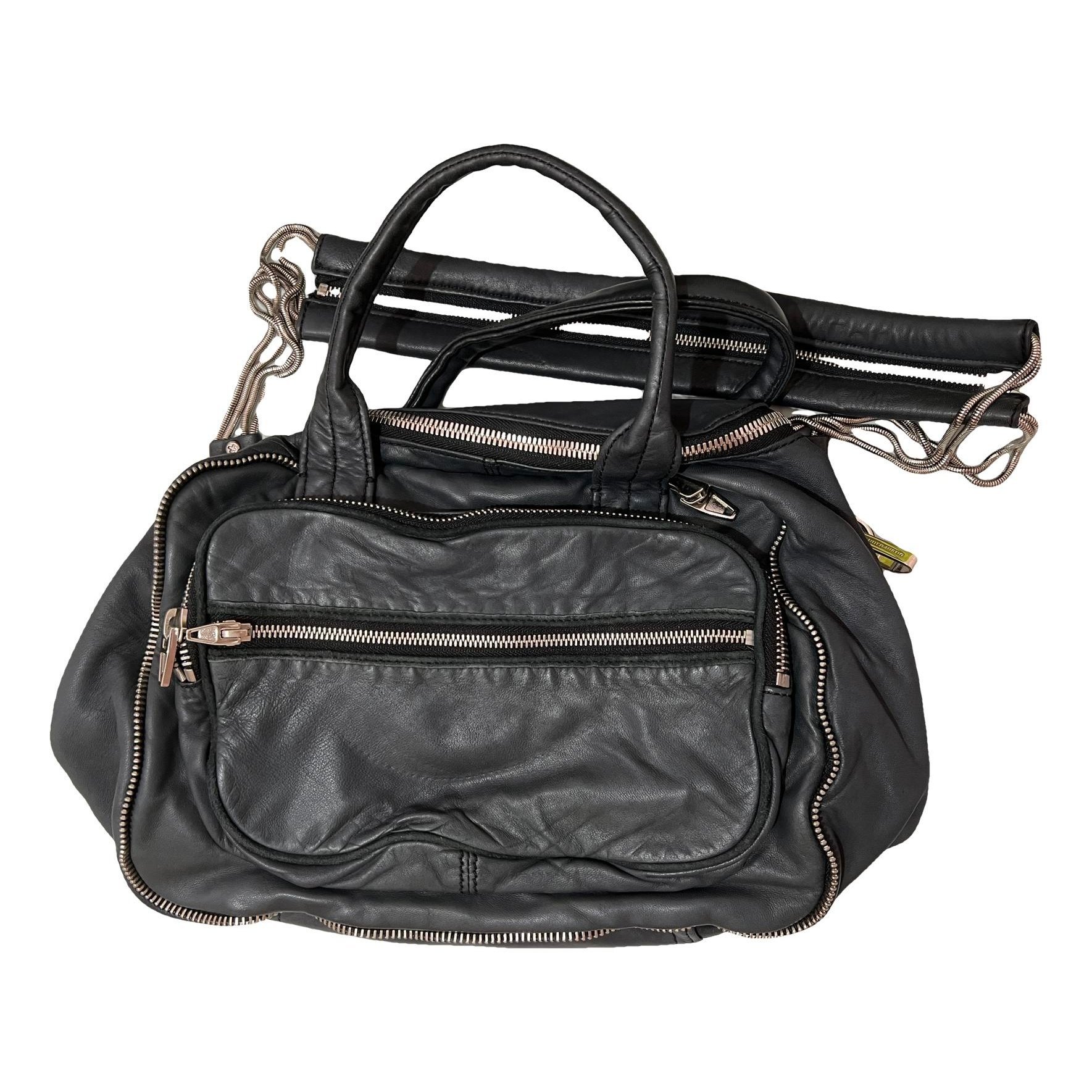 Leather handbag