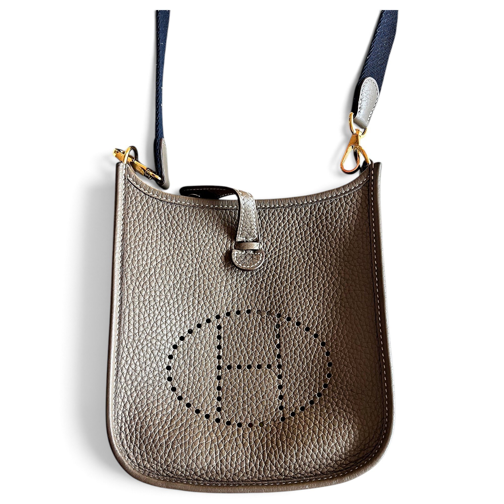 Mini Evelyne leather crossbody bag