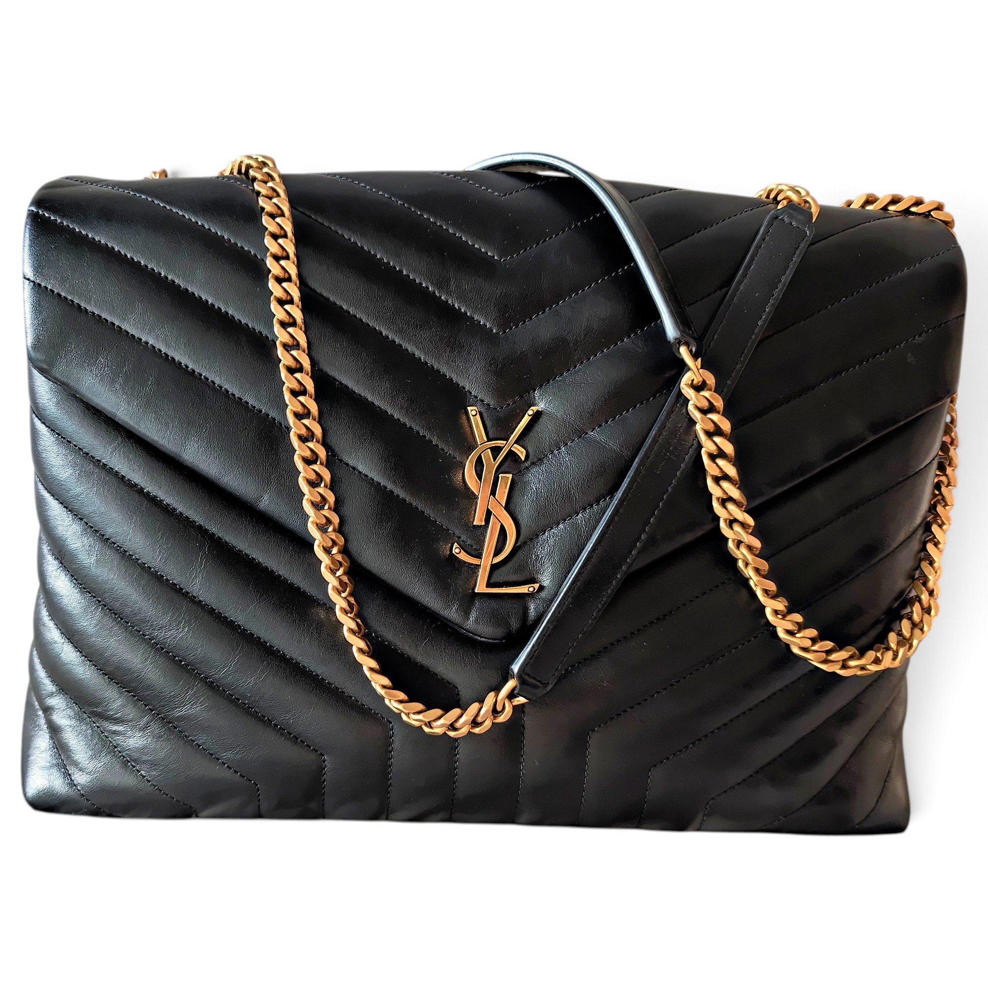 Loulou leather handbag