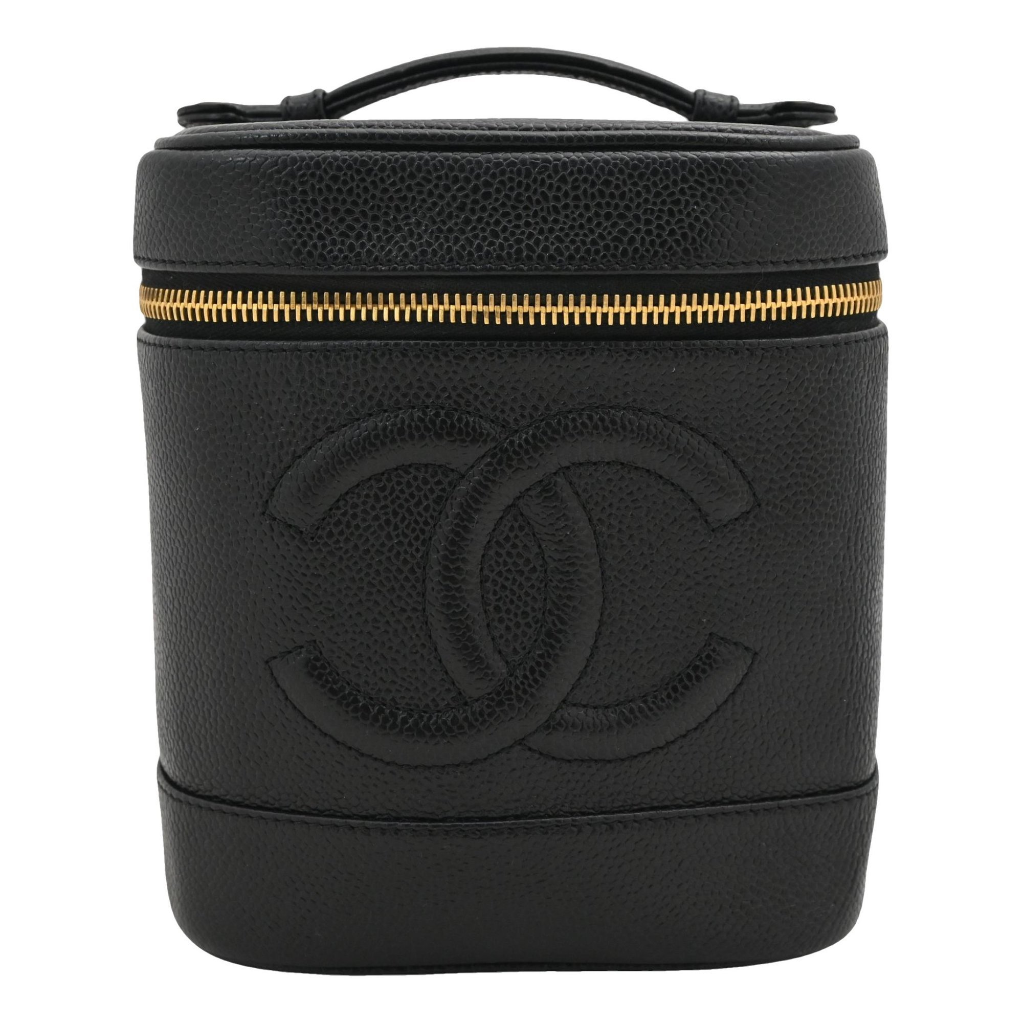 Leather vanity case