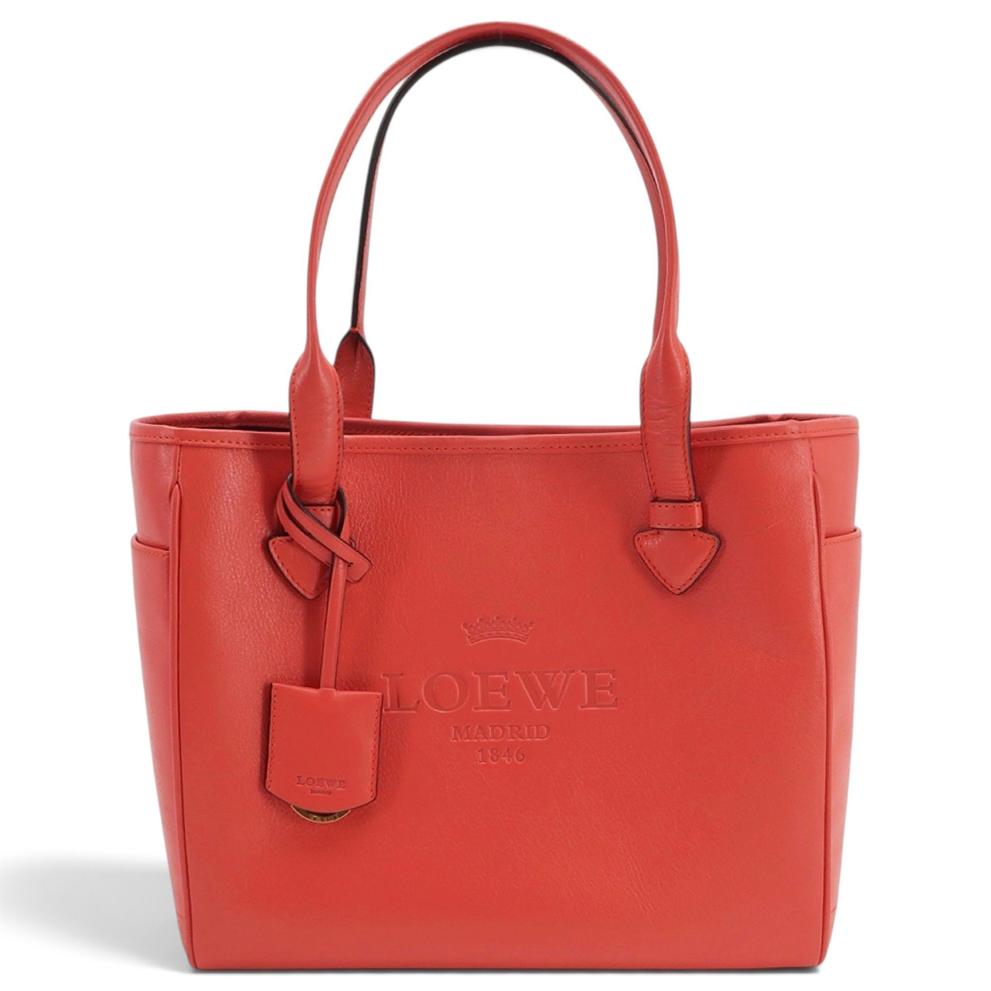 Leather tote
