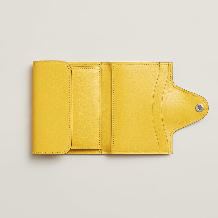 Jaune De Naples Iliade Compact Card Holder