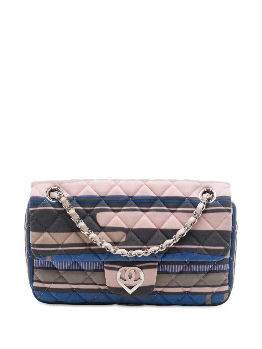 2008-2009 Small Quilted Jersey Ocean Drive Flap shoulder bag