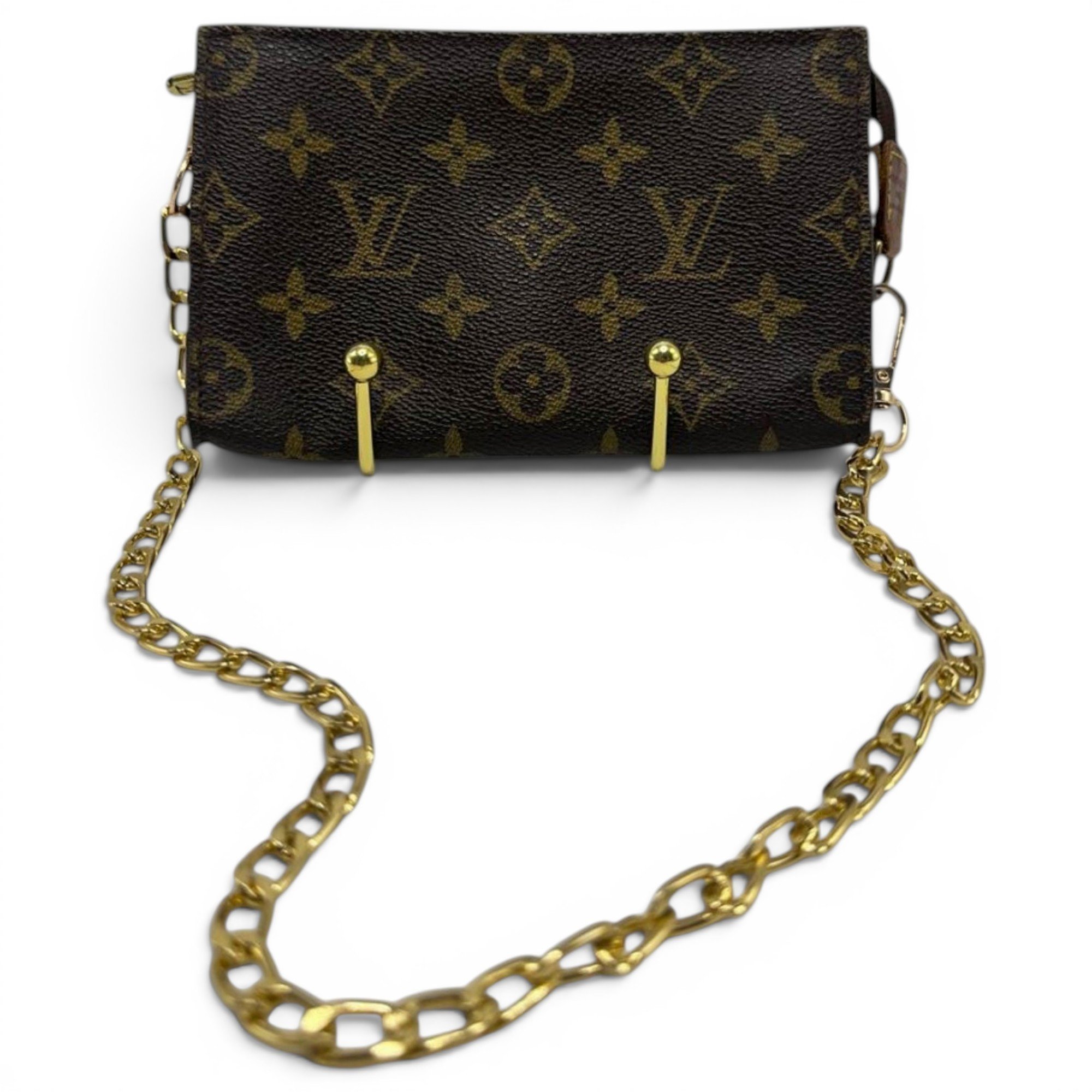 Pochette Accessoire leather handbag