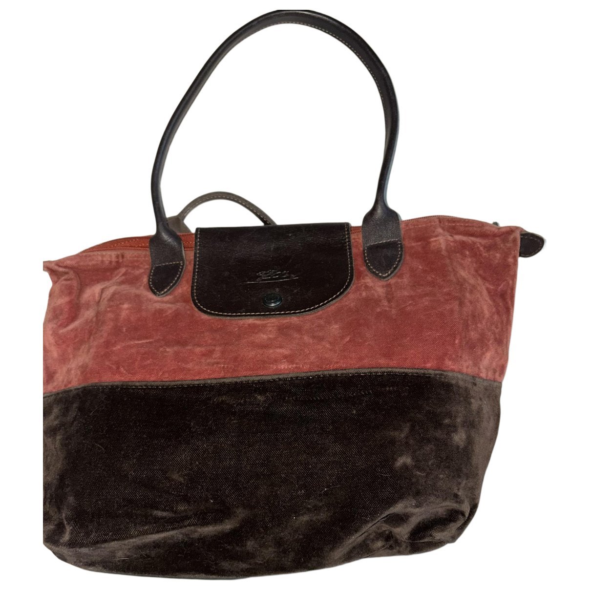 Pliage velvet mini bag