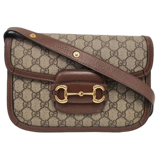 Handle Horsebit 1955 leather crossbody bag