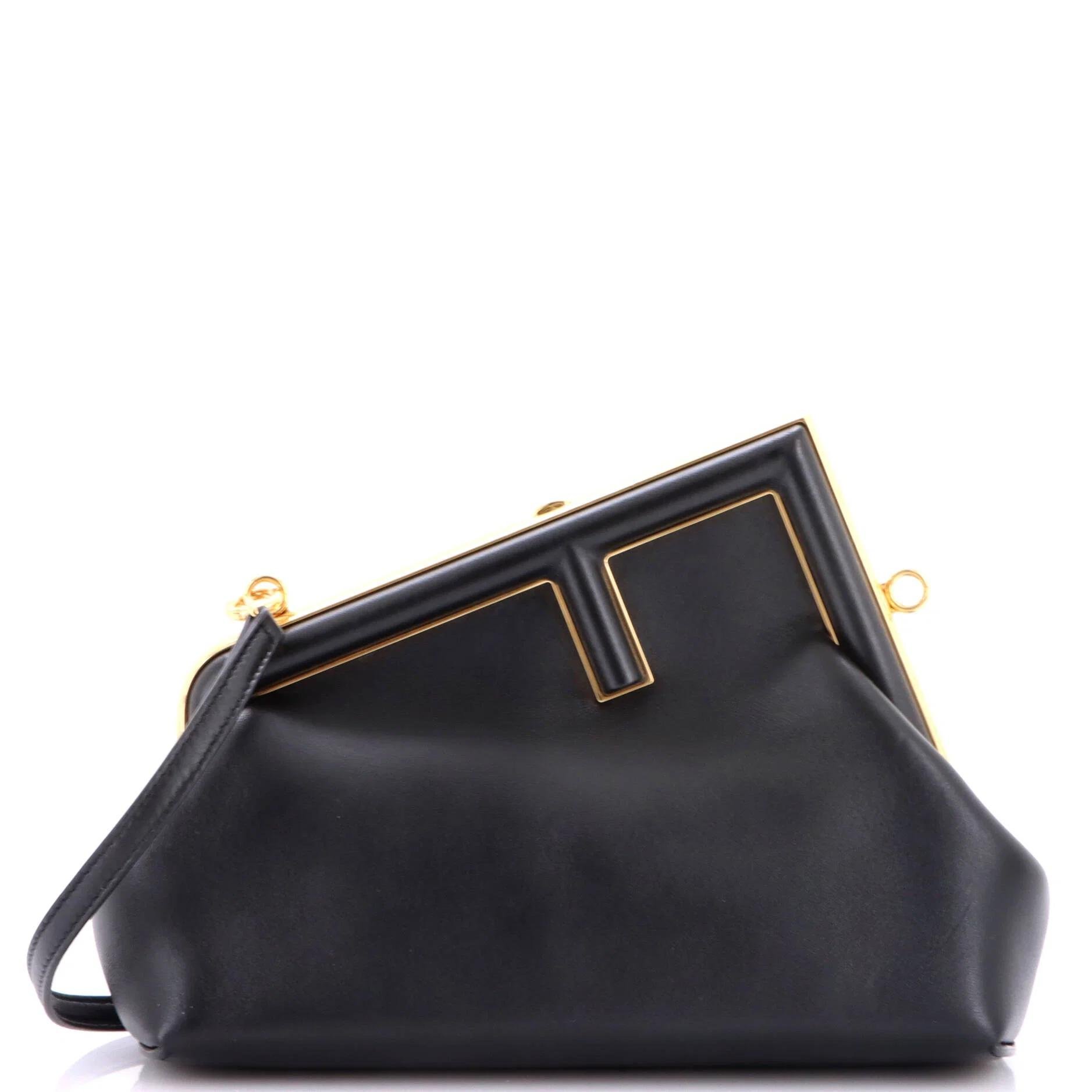 Leather clutch bag