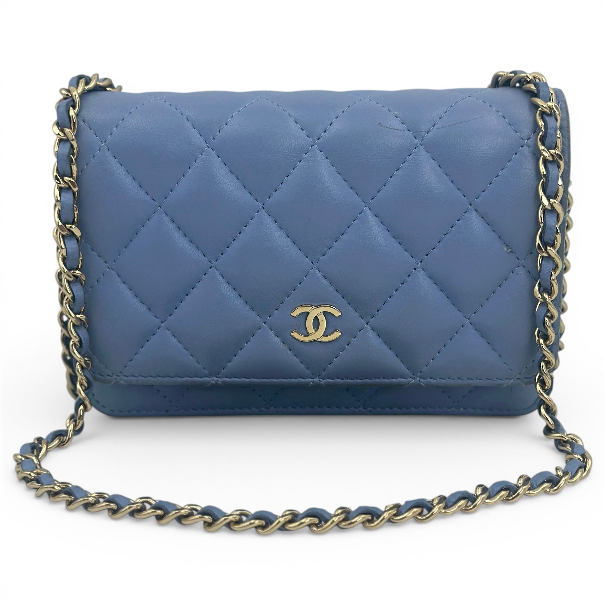 Wallet On Chain Timeless/Classique leather handbag