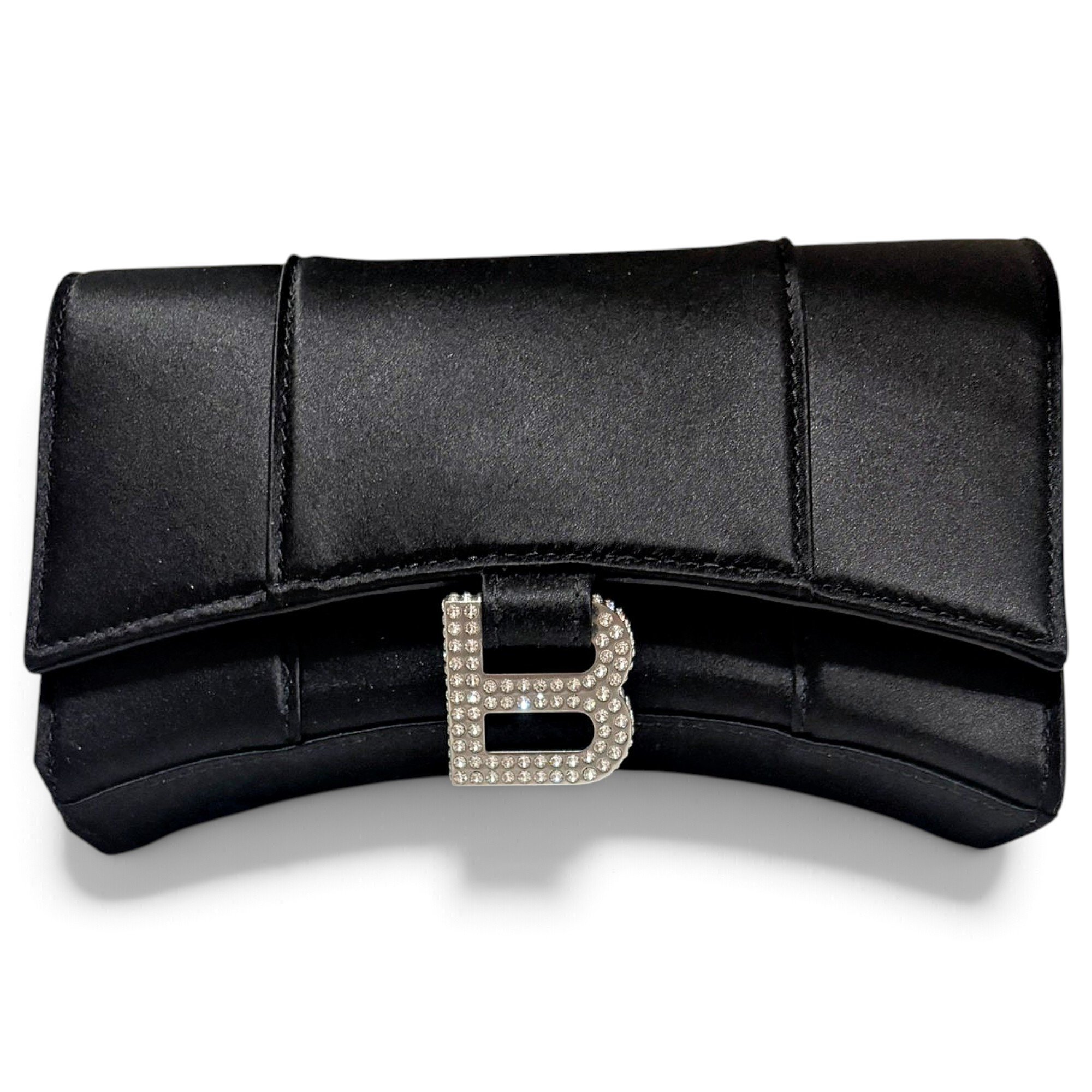 Leather clutch bag
