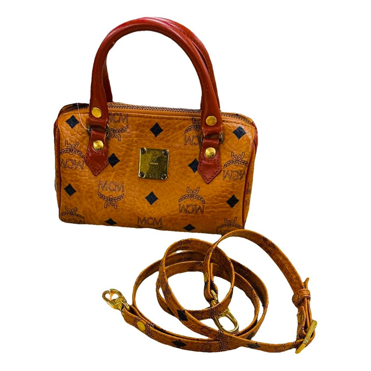 Boston leather mini bag