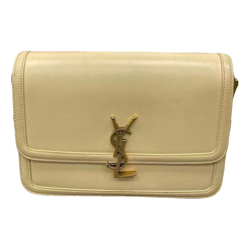 Solférino leather handbag