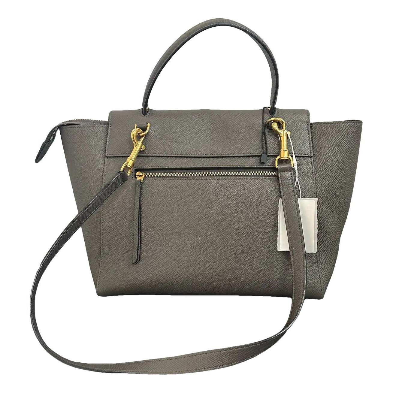 Belt leather handbag