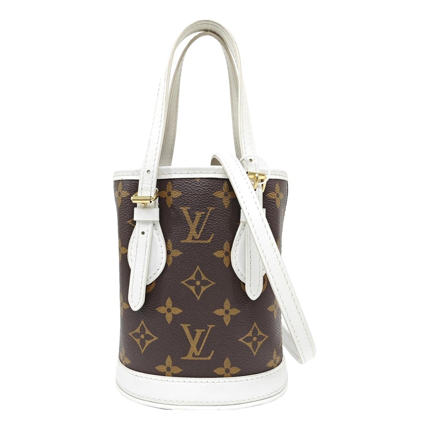 Bucket leather handbag