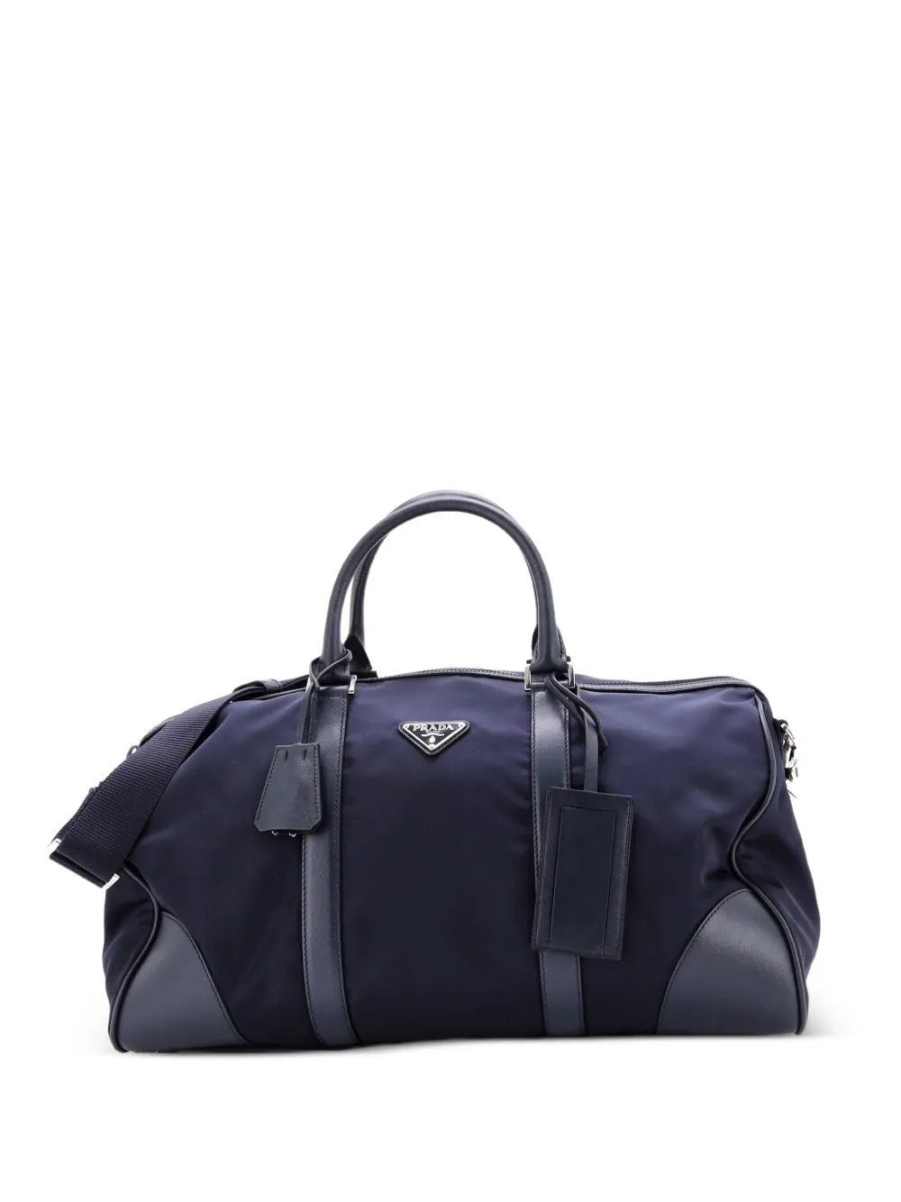 Convertible Weekender Bag Tessuto with Saffiano Leather Medium travel bag