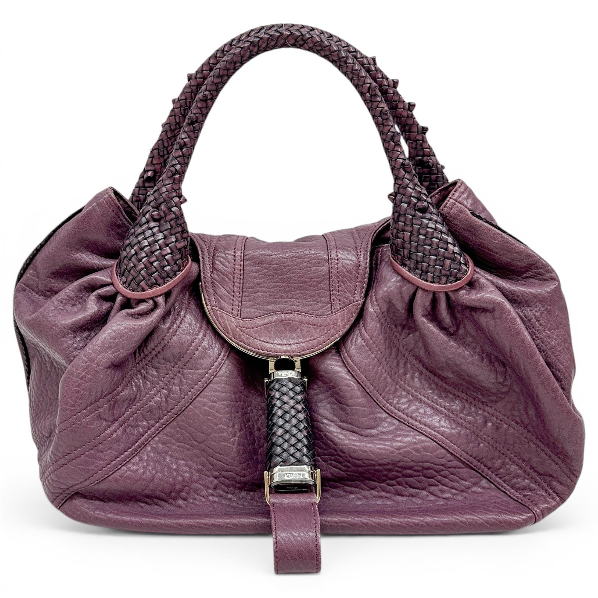 Spy leather handbag
