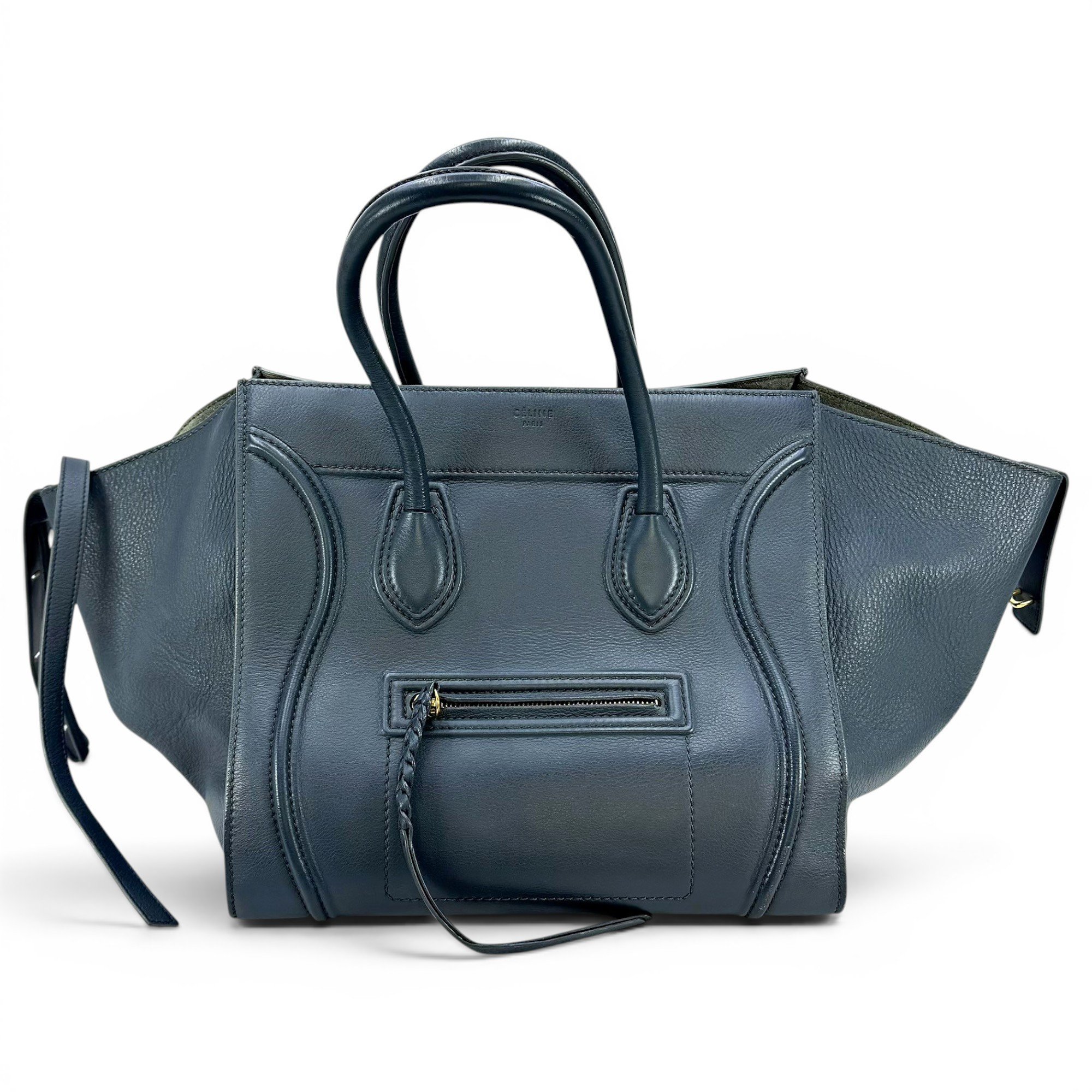Luggage leather handbag