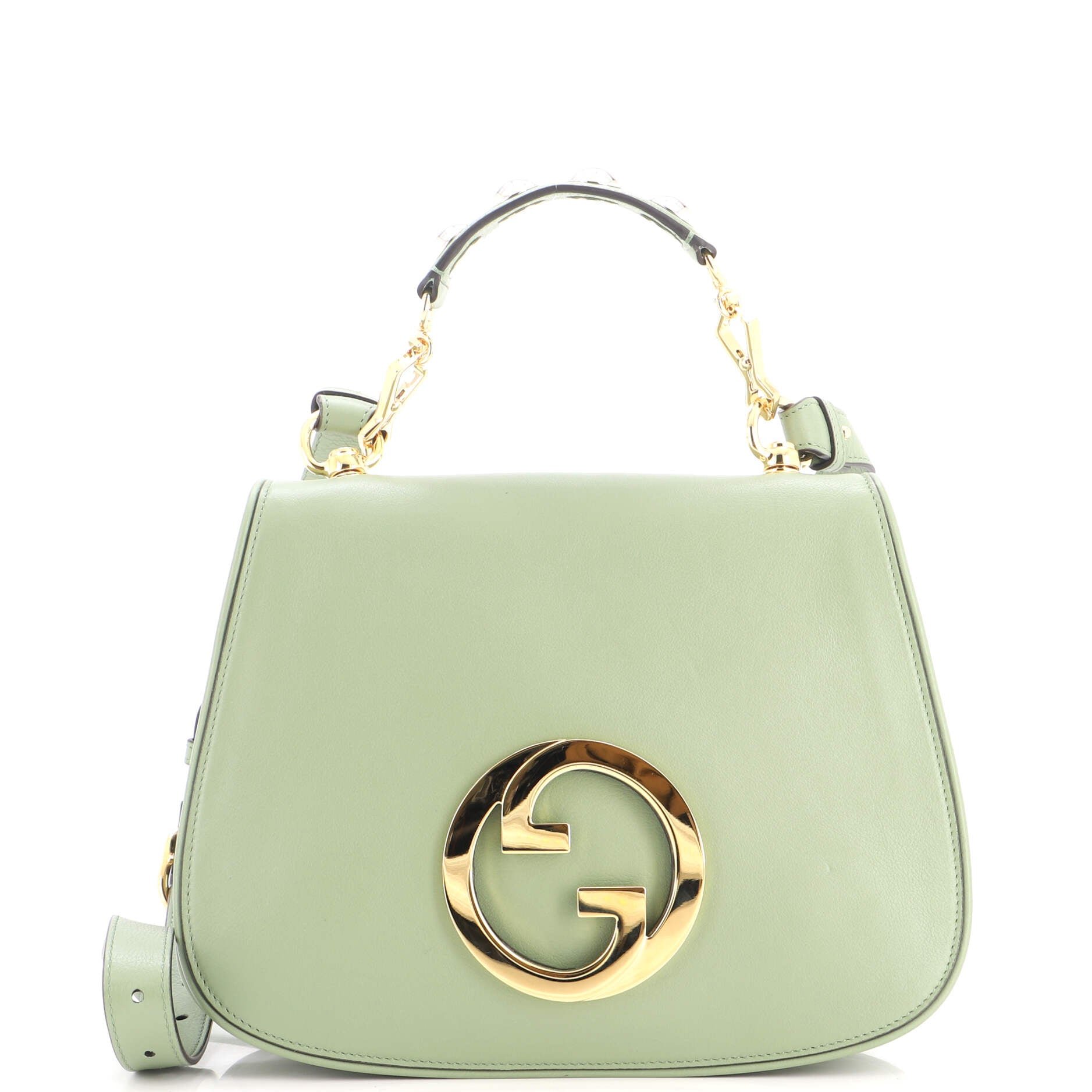Web Blondie Shoulder Flap Bag Leather Medium