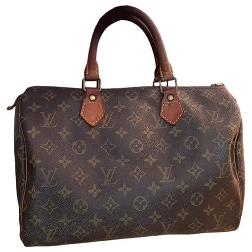 Speedy leather handbag