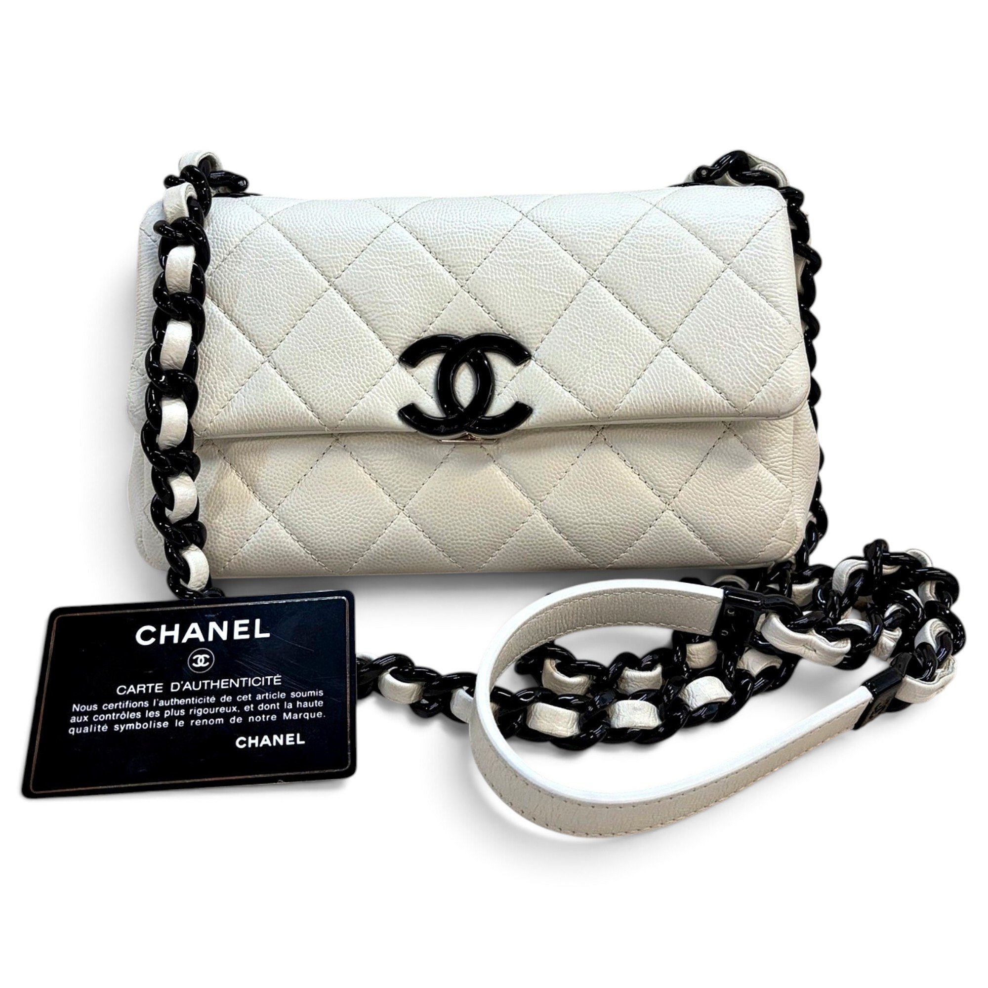 Coco Luxe leather crossbody bag