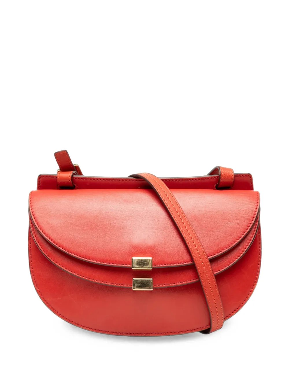 Chloe 2015 Calfskin Georgia Double Flap crossbody bag