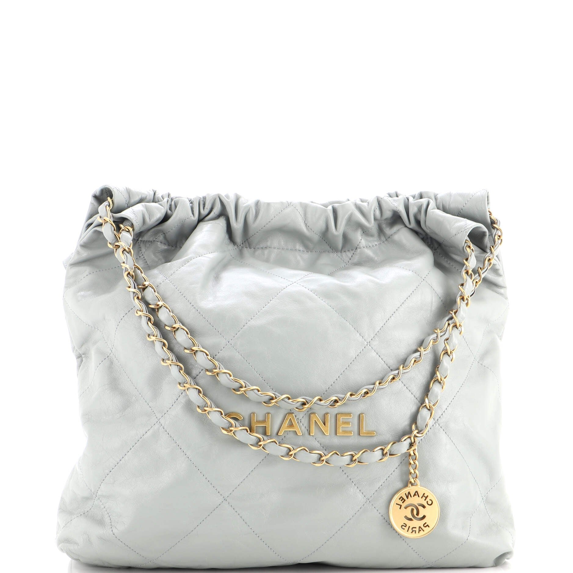 22 Chain Hobo Quilted Calfskin Medium