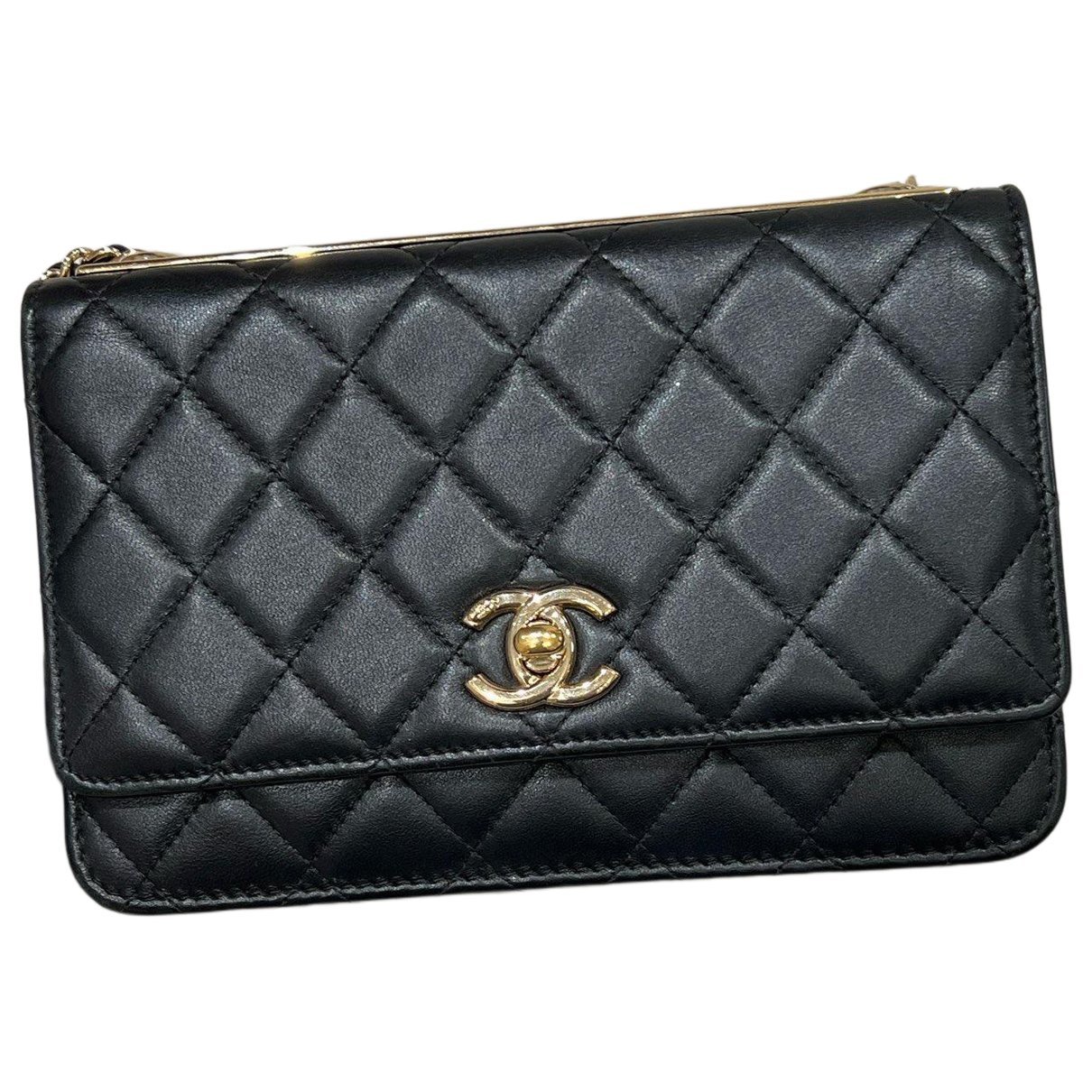 Wallet On Chain Timeless/Classique leather handbag