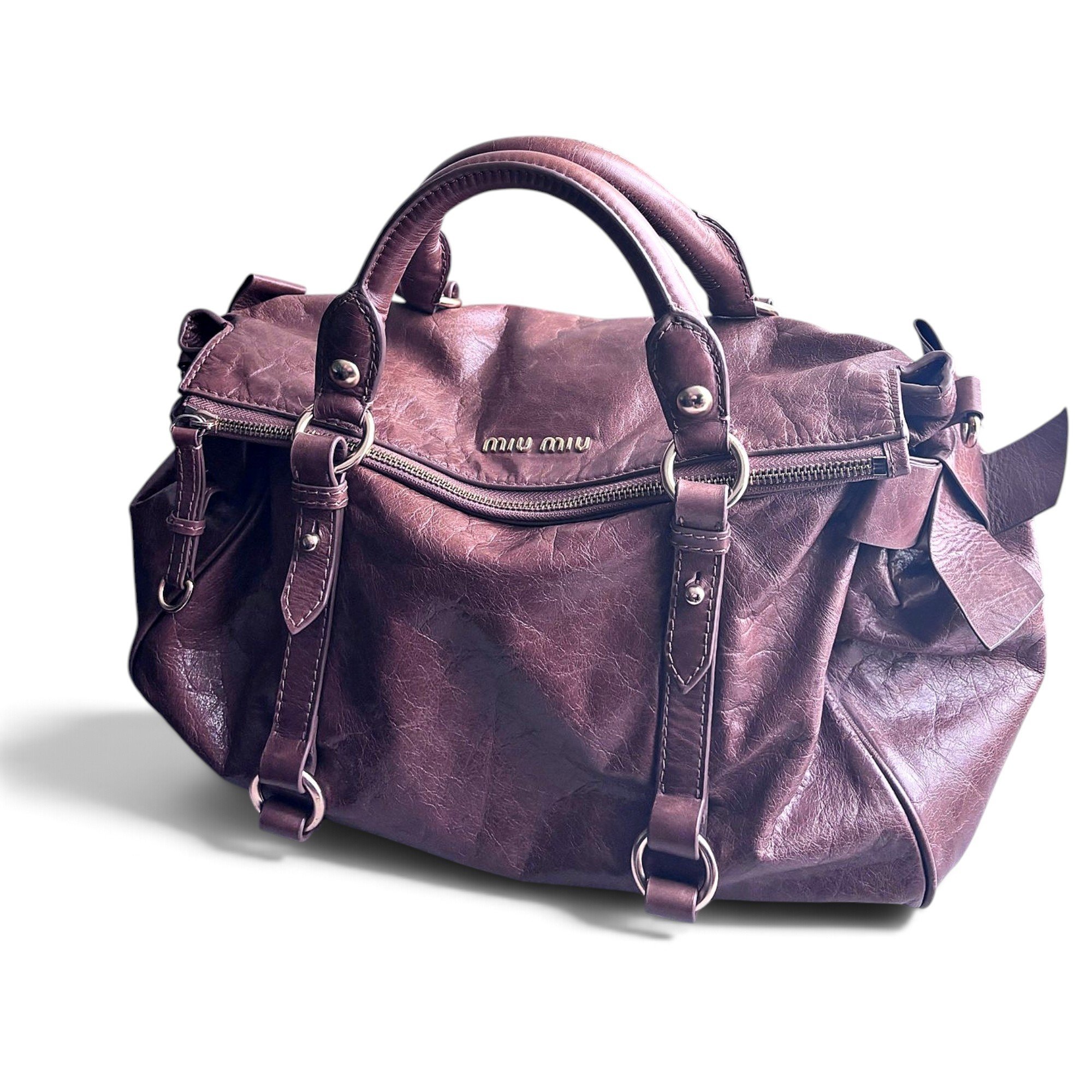 Vitello leather handbag