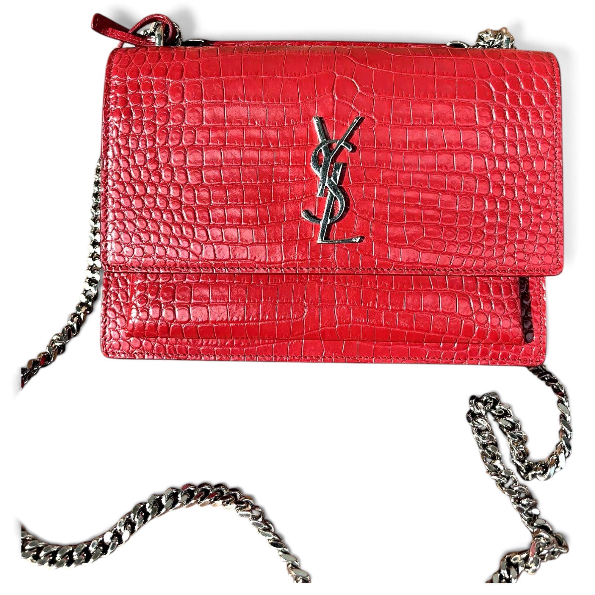 Sunset leather handbag