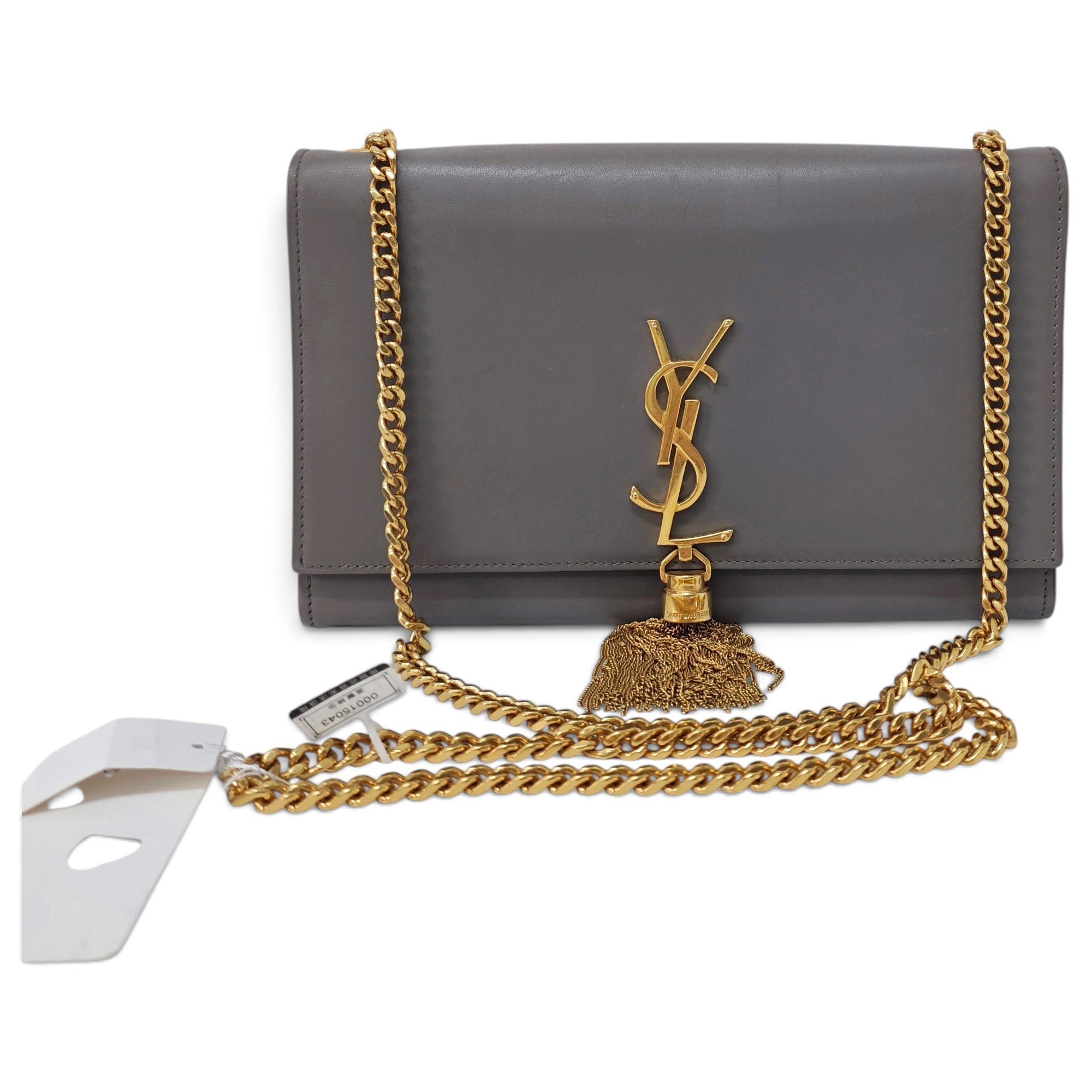 Pompom Kate leather handbag