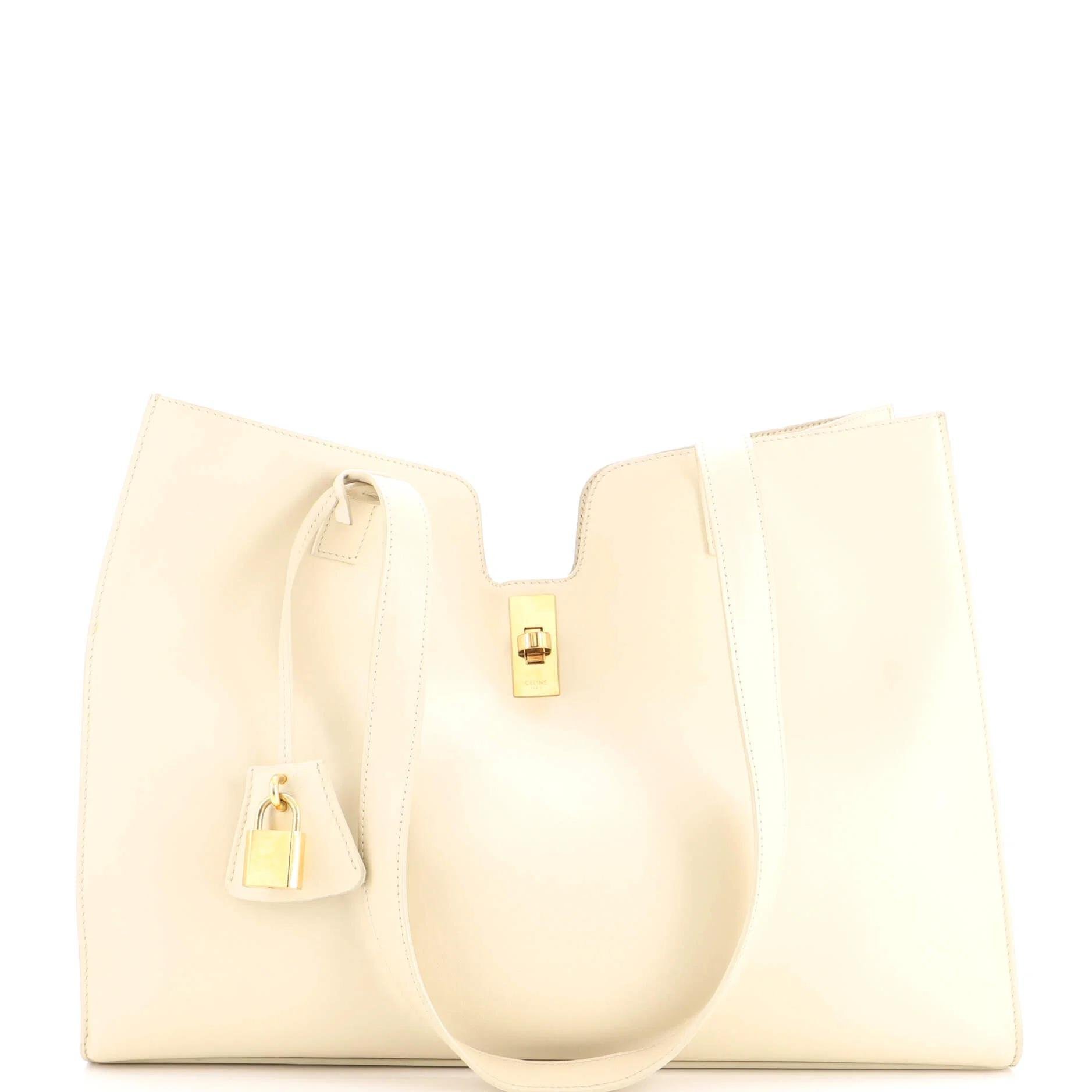 Leather tote