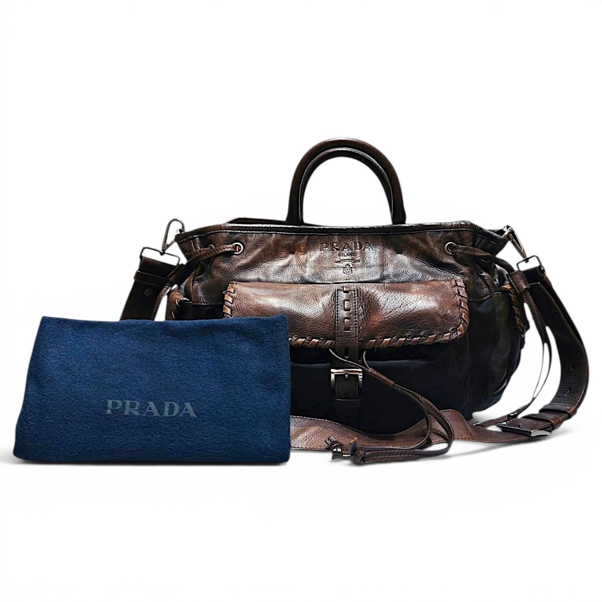 Leather handbag