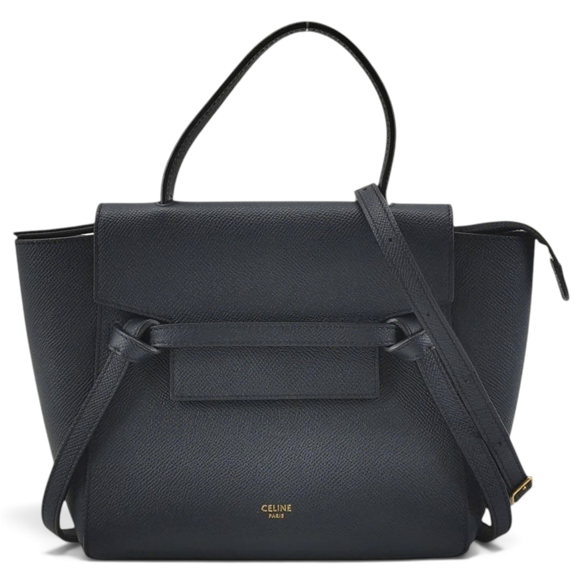 Belt leather handbag