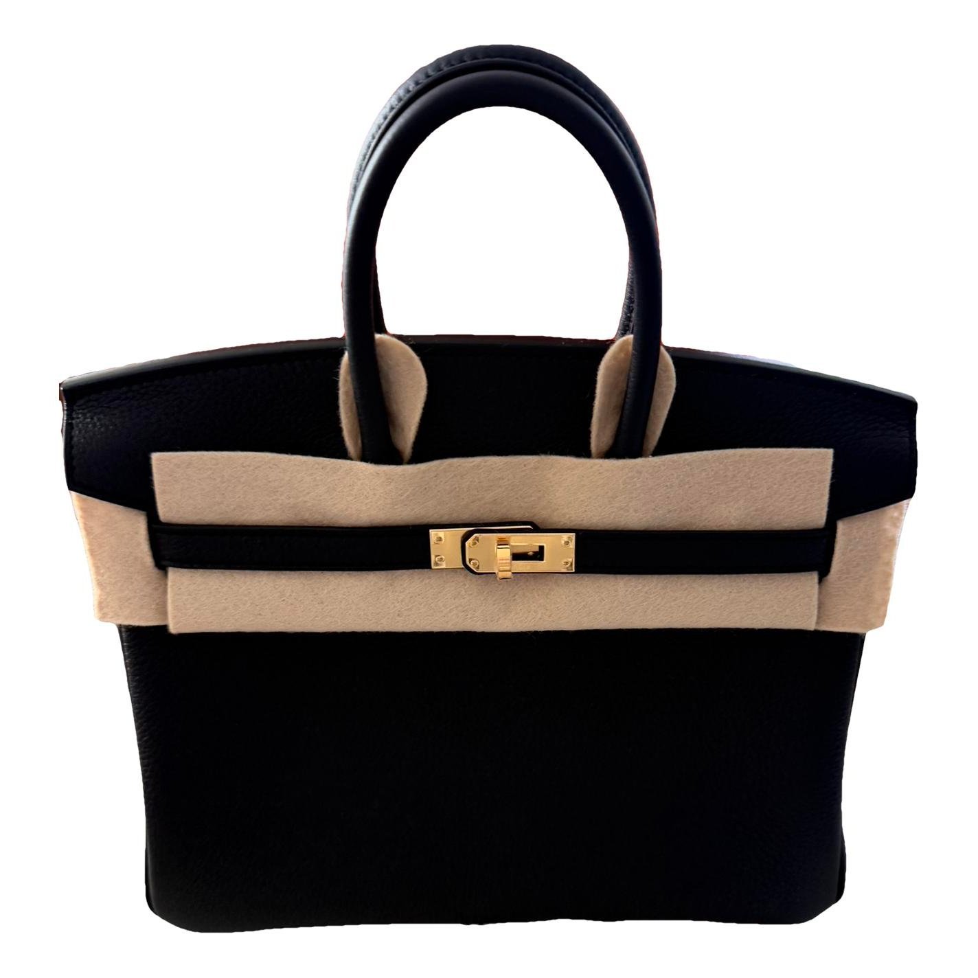 Birkin 25 leather handbag