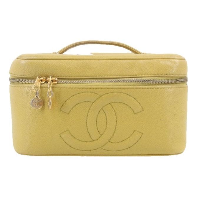 Vanity leather handbag
