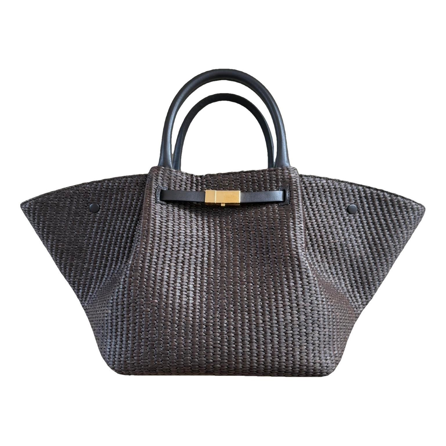 Leather tote