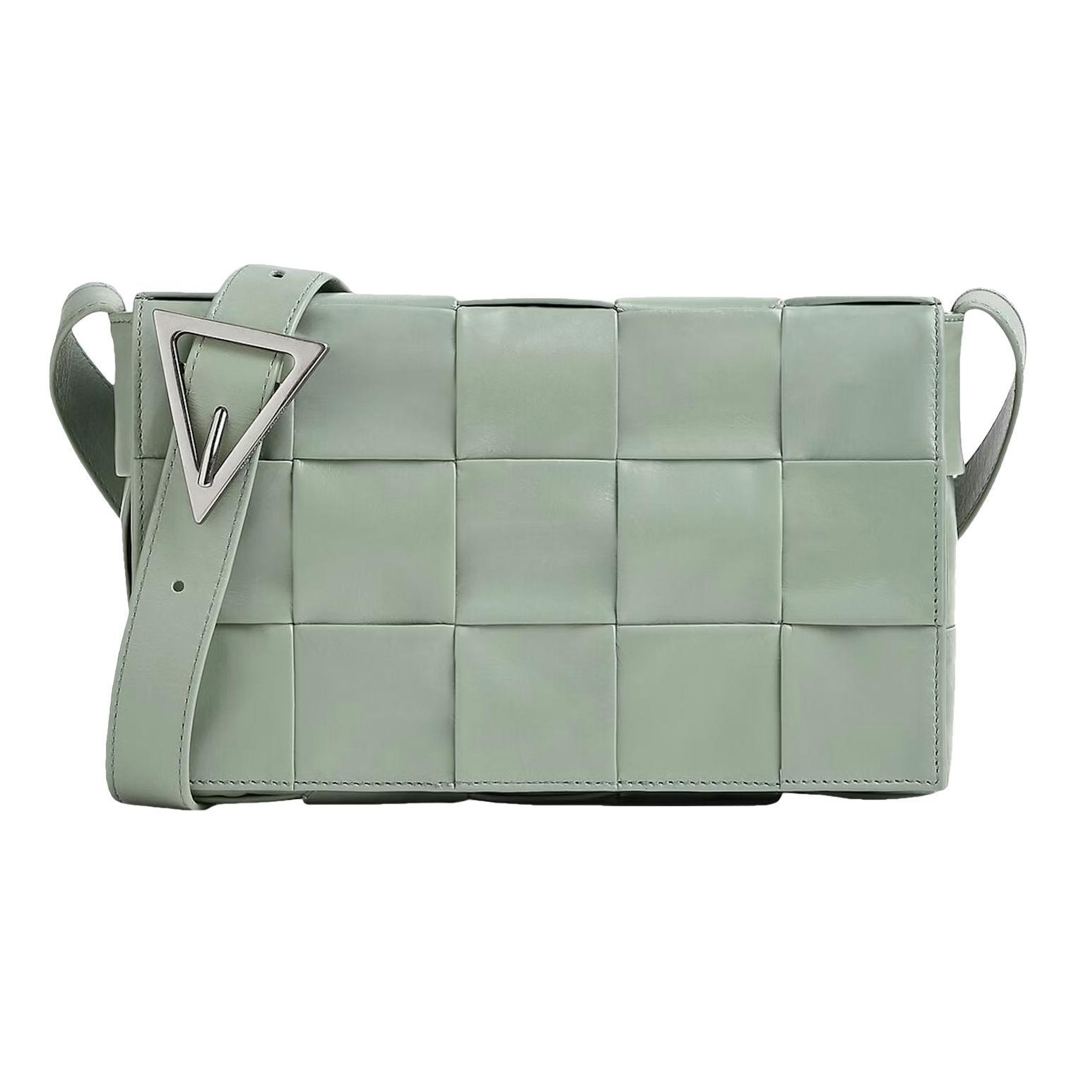 Cassette leather crossbody bag