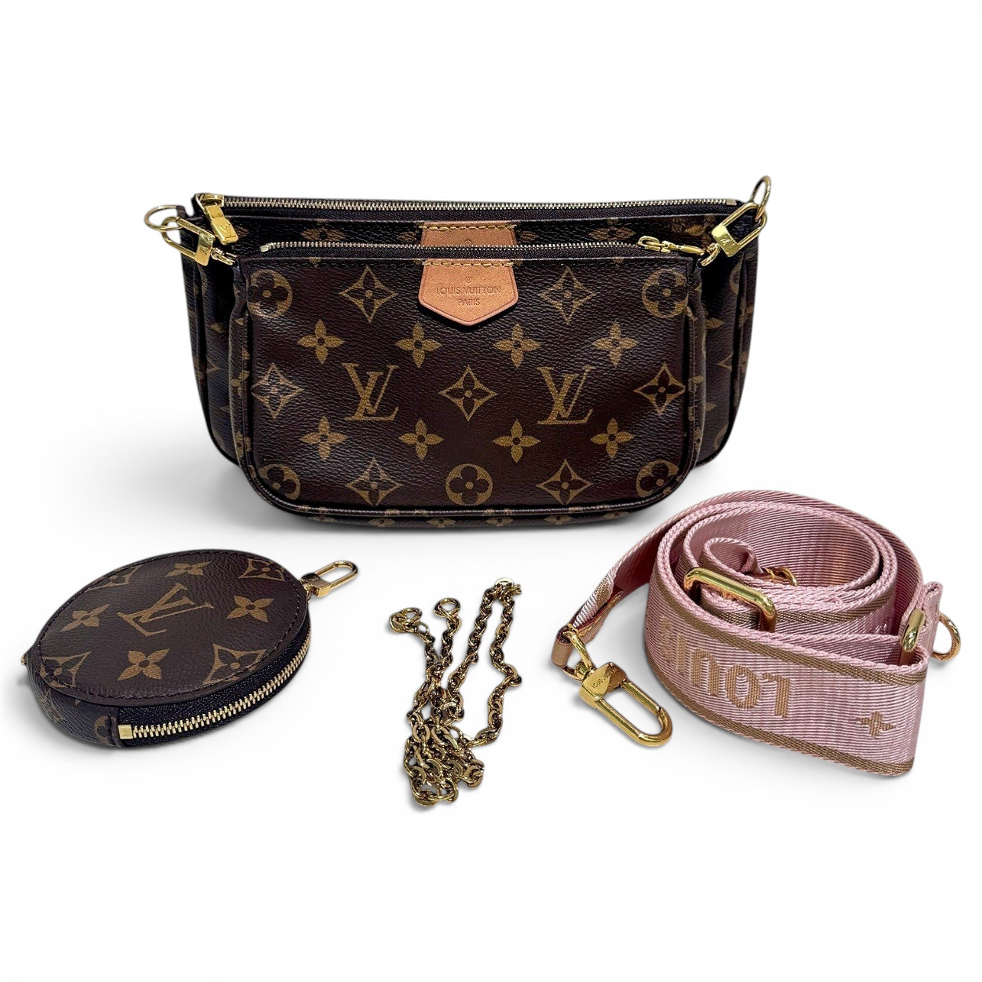 Multi Pochette Accessoires leather handbag