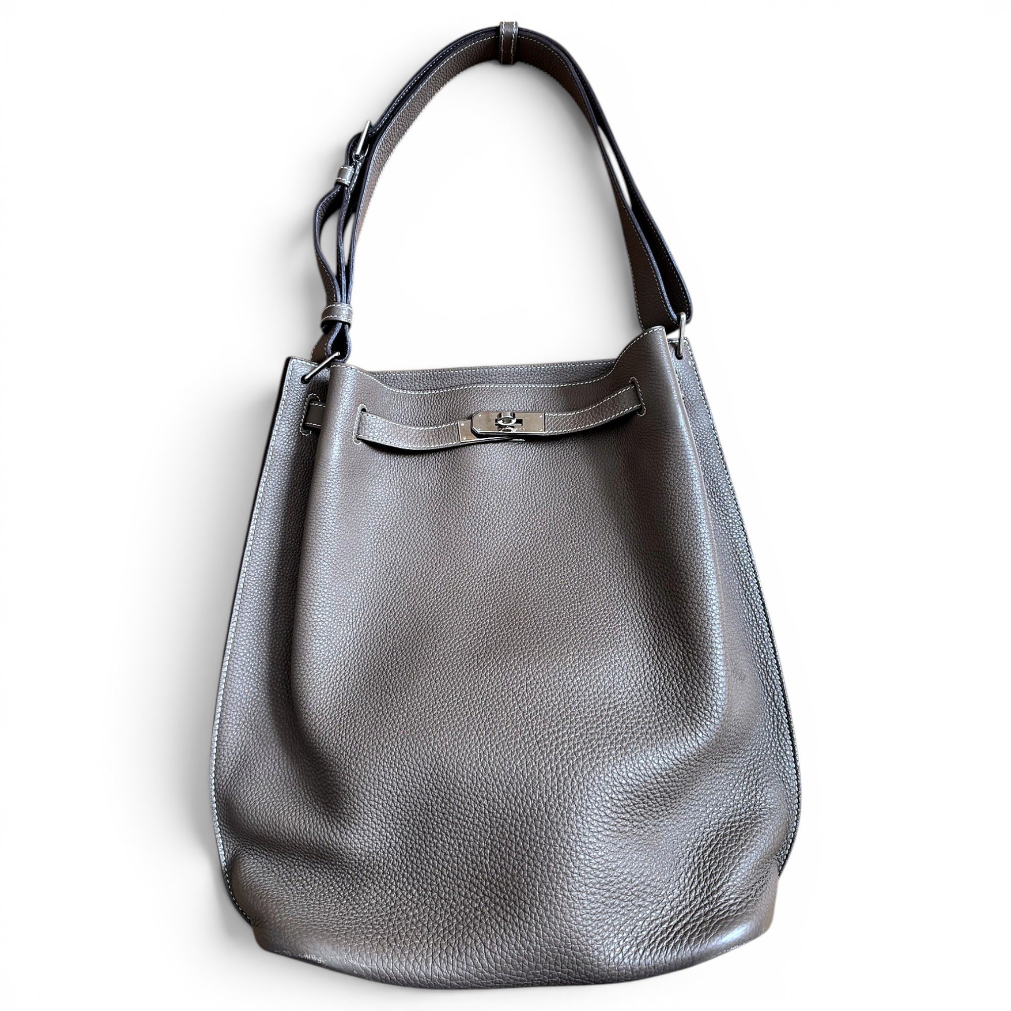 So Kelly leather handbag