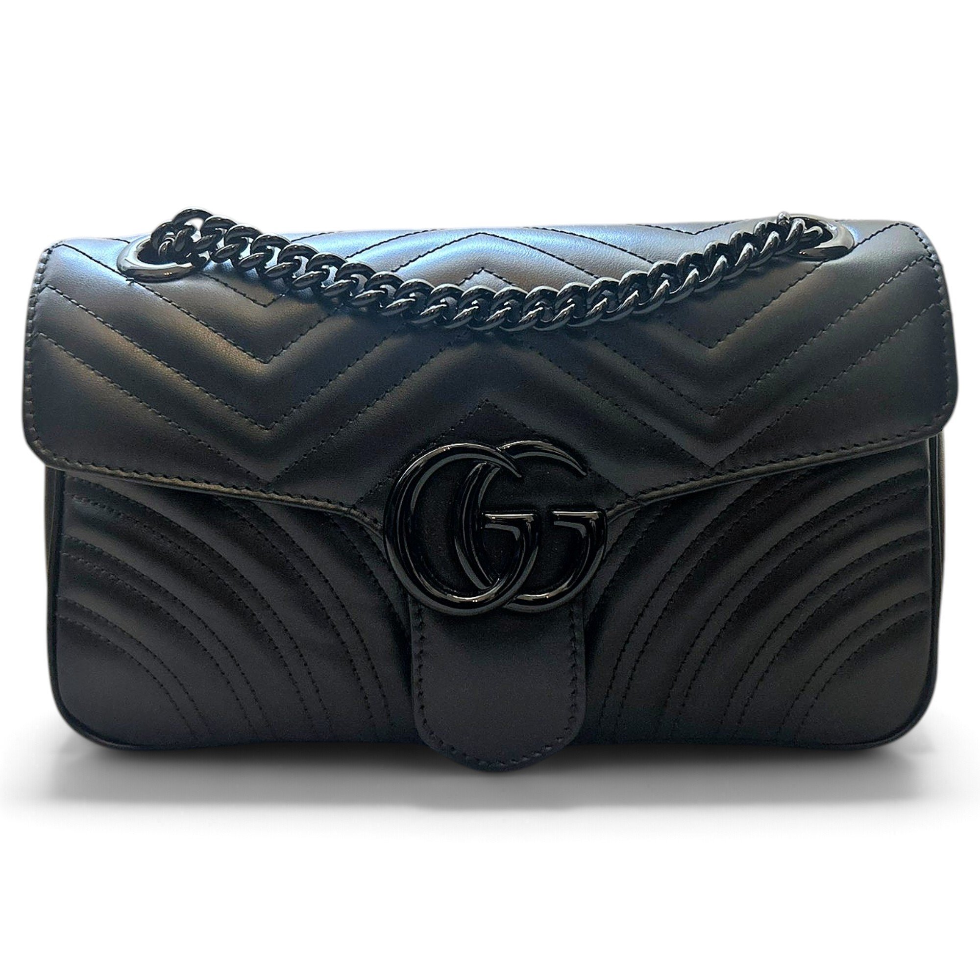 GG Marmont Flap leather crossbody bag