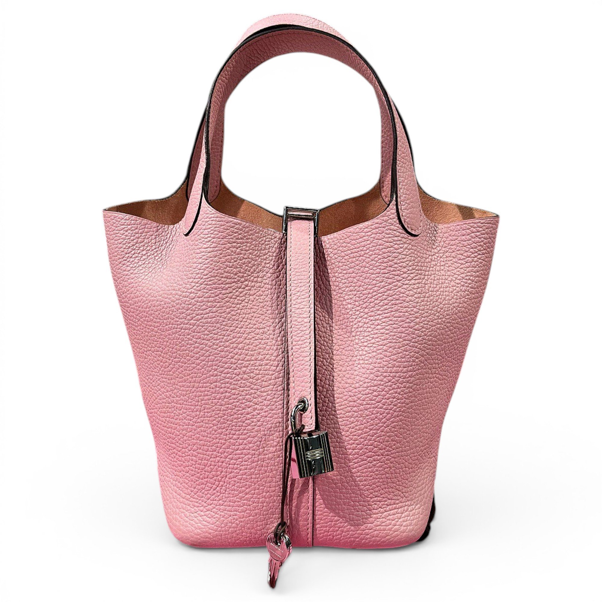 Picotin leather handbag